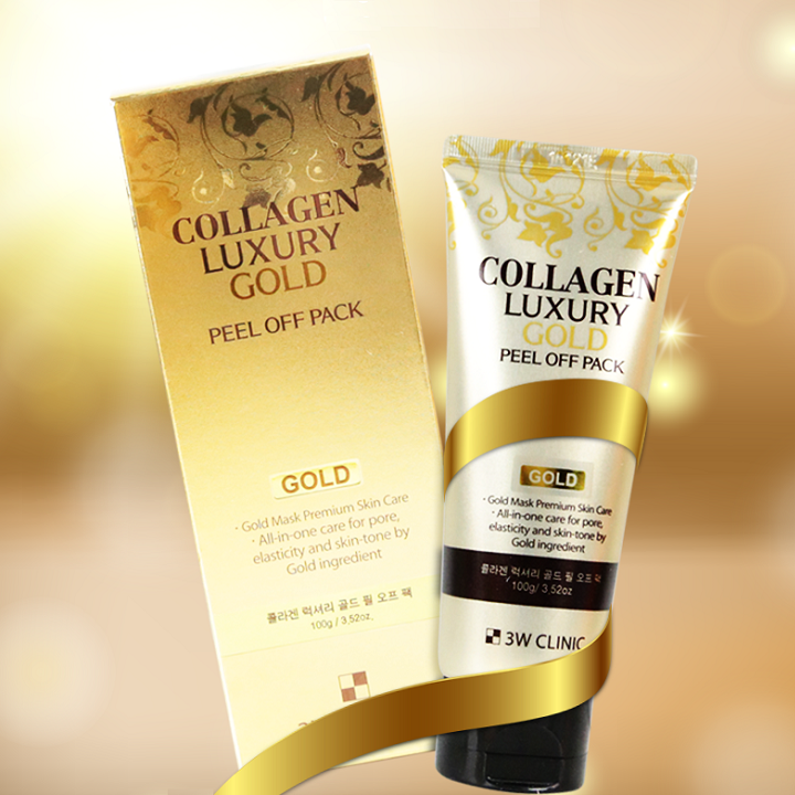 Mặt Nạ Vàng 3W Clinic Collagen Luxury Gold Peel Off Pack